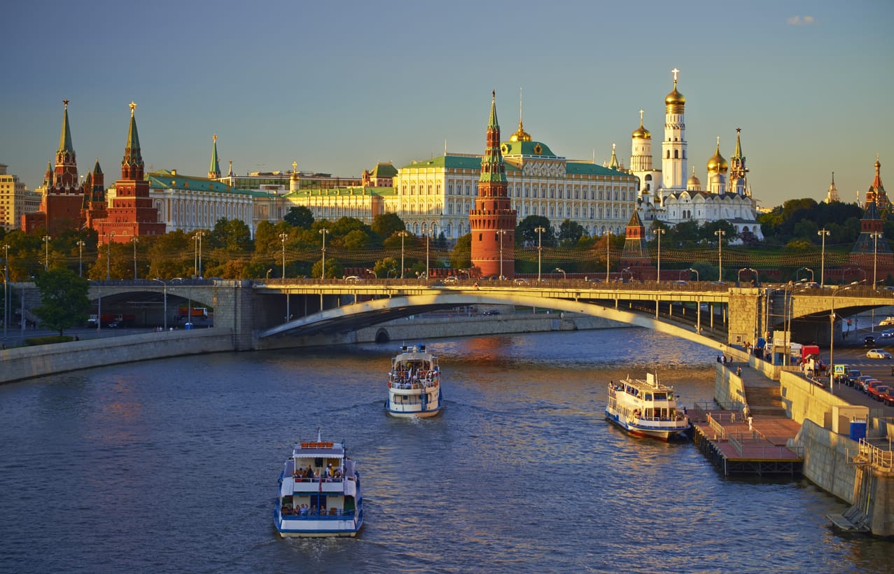 Маршрут Северный по Москве-реке «Киевский» - «Китай-город»